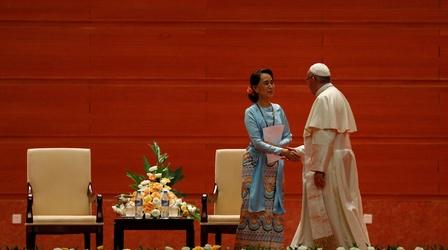 Video thumbnail: PBS NewsHour Will the pope’s Myanmar visit bring relief to the Rohingya?