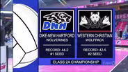 Class 2A - Dike-New Hartford vs. Western Christian