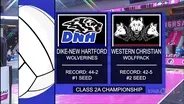 Class 2A - Dike-New Hartford vs. Western Christian