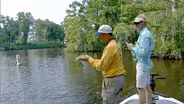 Fishing Largemouth Bass in Underwater Structures