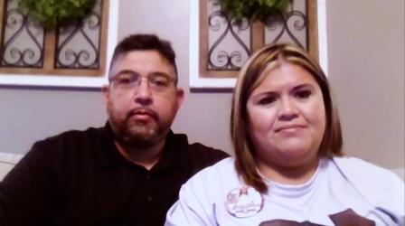 Video thumbnail: Amanpour and Company Uvalde Survivor's Parents: She Was "Robbed of Her Childhood"