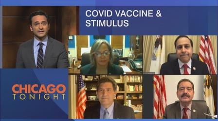 Video thumbnail: Chicago Tonight Congressional Roundtable, Part 1: COVID-19 Vaccines Coming