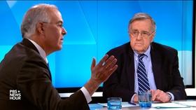 Video thumbnail: PBS NewsHour Shields and Brooks on Trump declaration, Bernie Sanders’ bid