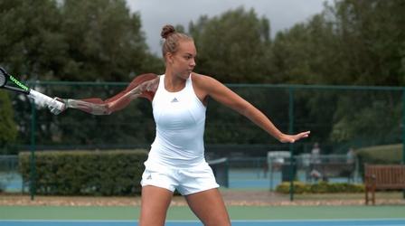 Video thumbnail: The Amazing Human Body Freya Christie, Professional Tennis Player