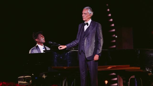 Jon Batiste and Andrea Bocelli Perform 