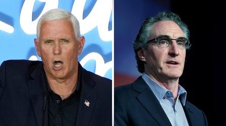 Video thumbnail: PBS NewsHour Pence and North Dakota governor join GOP presidential race