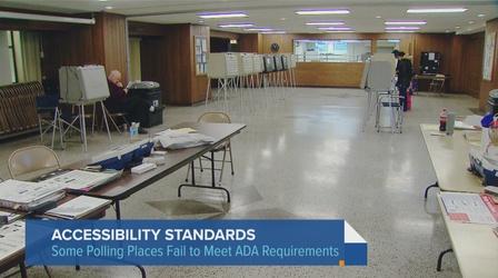 Video thumbnail: Chicago Tonight Analysis Finds Many Chicago Polling Places Not ADA Compliant