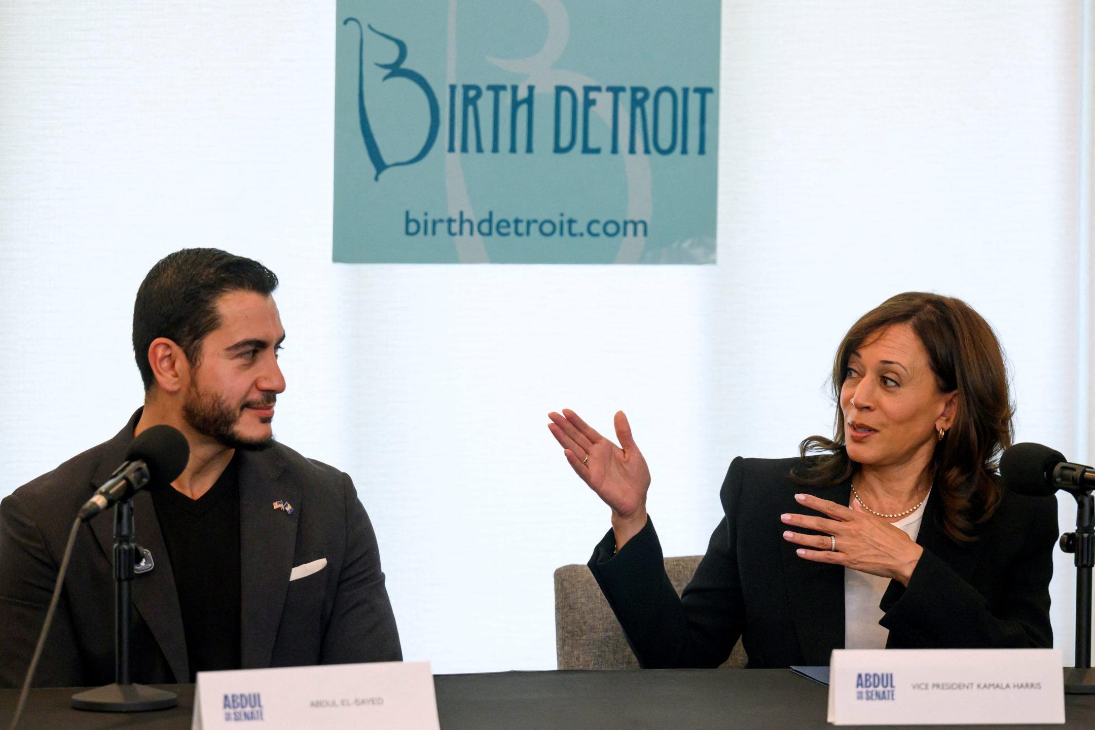 Harris joins El-Sayed on campaign trail as Democrats focus on Michigan Senate race