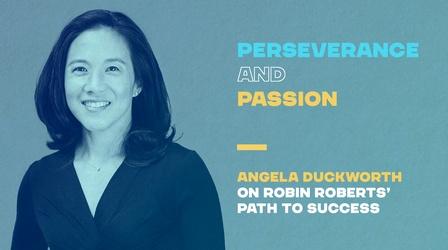Video thumbnail: Tell Me More with Kelly Corrigan Angela Duckworth on Robin Roberts’ Path to Success