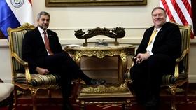 Video thumbnail: PBS NewsHour Pompeo pushes for Venezuelan sanctions in South America