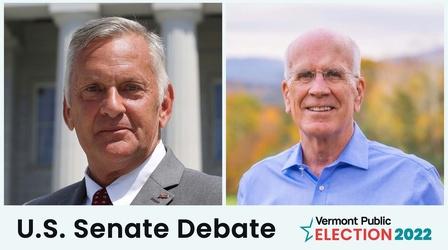 Video thumbnail: Vermont Public Specials 2022 Debate - U.S. Senate