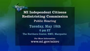 Michigan Redistricting Commission Hearing