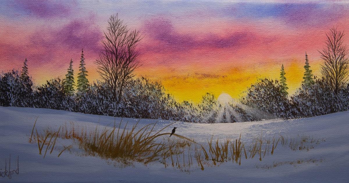 Painting with Wilson Bickford December Sunrise Episode 803 PBS