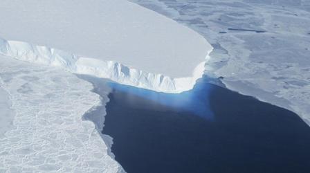 Video thumbnail: PBS NewsHour Melting of Thwaites Glacier could rewrite global coastline