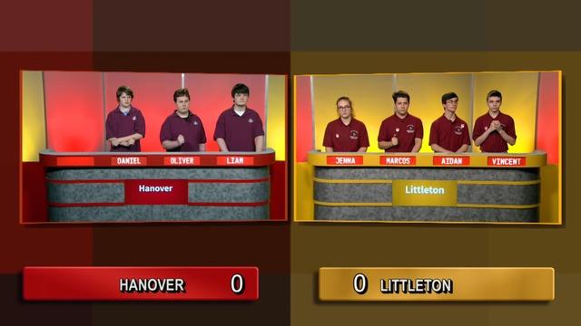 Granite State Challenge | Quarter Final 1 - Hanover Vs Littleton