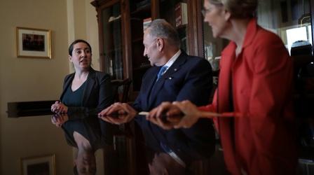 Video thumbnail: PBS NewsHour Duel over consumer protection agency chief goes to court