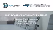 Special Meeting of the Board of Governors (05/13/20)