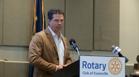 Video thumbnail: Evansville Rotary Club Regional Voices: Jesse Kauffman
