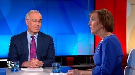 Video thumbnail: PBS NewsHour David Brooks and Karen Tumulty on Senate trial, Jim Lehrer