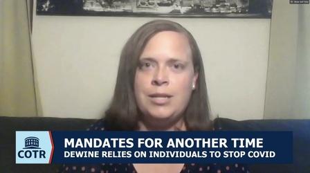 Video thumbnail: Columbus on the Record Once Bold Gov. DeWine Becomes Cautious