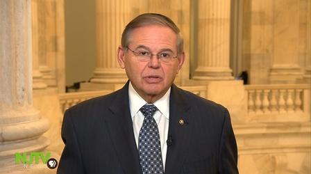 Video thumbnail: NJTV News Menendez addresses looming government shutdown