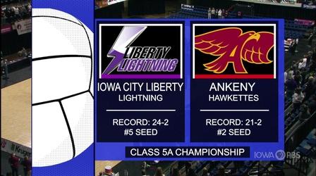 Video thumbnail: Iowa PBS Presents (5A) 2020 IGHSAU Girls State Volleyball Championships