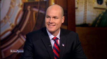 Video thumbnail: Iowa Press 4th District Congressional Candidate J.D. Scholten