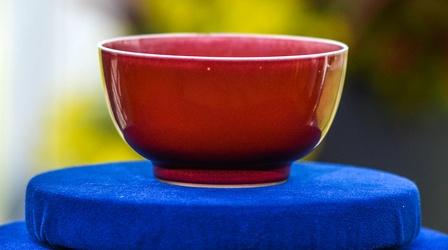 Video thumbnail: Antiques Roadshow Appraisal: Chinese Kangxi Period Copper-red Porcelain Bowl