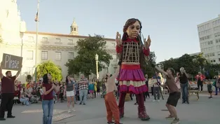 Puppet of 10-Yr-Old Syrian Refugee, Little Amal, Learns ASL