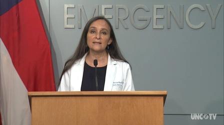 Video thumbnail: NC Emergency Management and Weather 09/03/20 Coronavirus Briefing: Dr. V. S. Martinez-Bianchi (S