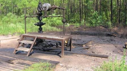 Video thumbnail: PBS NewsHour Orphan wells pollute the environment across Louisiana