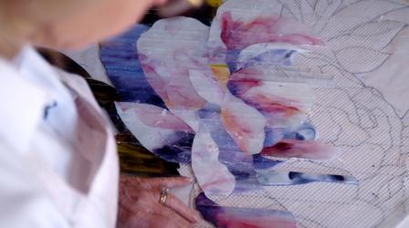 Video thumbnail: Broad and High Painting With Glass, Ohio Barn Artist