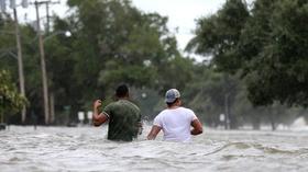 Video thumbnail: PBS NewsHour Barry makes landfall as Gulf Coast residents take shelter