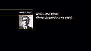 Index File Section | Mystery 1980s Minnesota Product