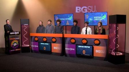 Video thumbnail: BGSU Brain Game Central Catholic vs Heritage Christian