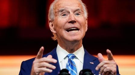 Video thumbnail: PBS NewsHour Biden's selects diverse group to lead his economic team