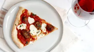 Meatball Pizza
