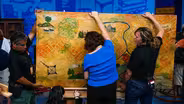 Appraisal: Georgetown Area Folk Art Map, ca. 1950