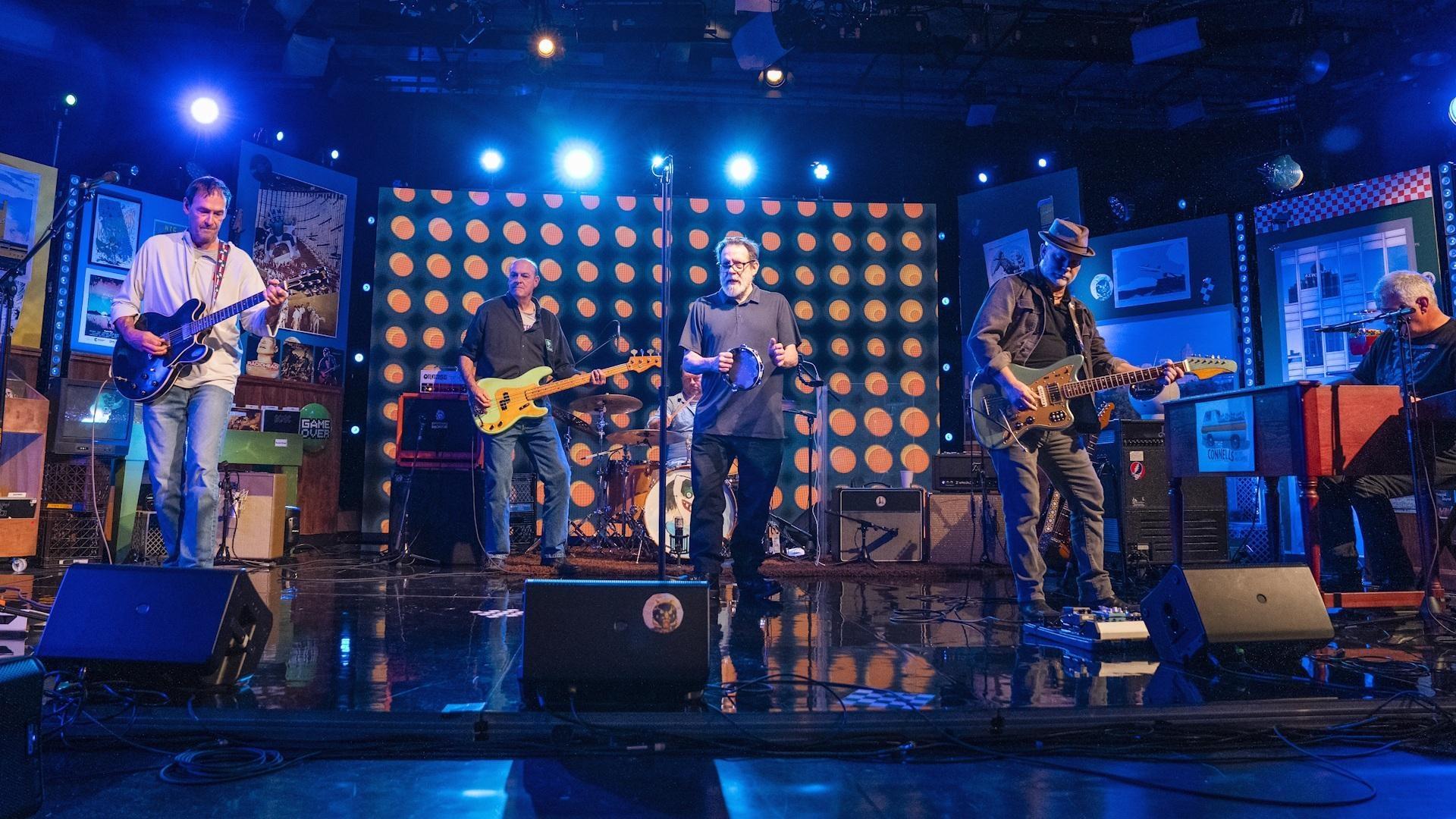 The Connells performing on the set of Shaped by Sound.