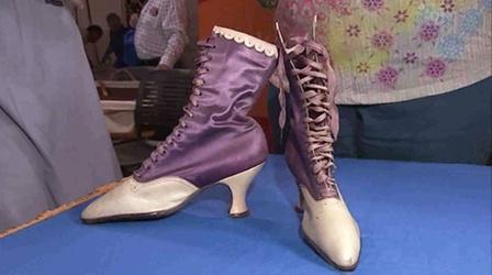Video thumbnail: Antiques Roadshow Appraisal: Leather & Silk Boots, ca. 1895