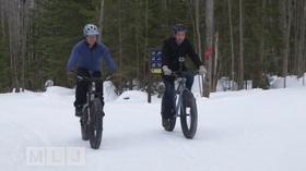 Video thumbnail: Northbound and Around Fat Tire Snow Biking