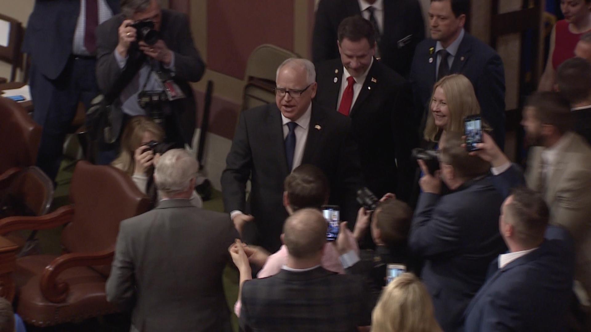 Tim Walz Explained His Approach to the State of the State