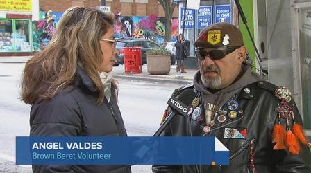 Video thumbnail: Chicago Tonight: Latino Voices Volunteers Working to Protect Little Village Street Vendors