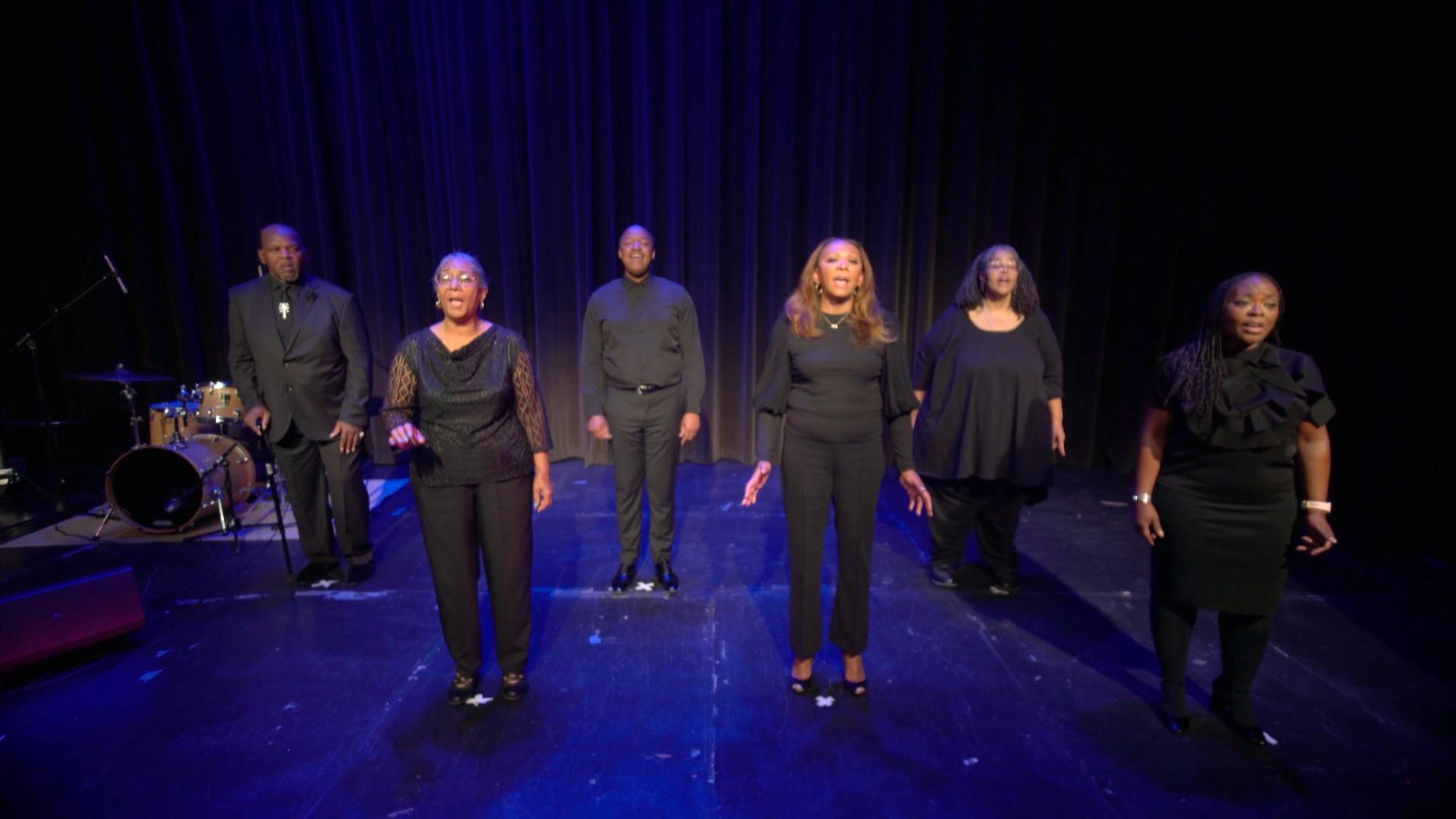 Trinity United Church of Christ Ensemble performing on stage