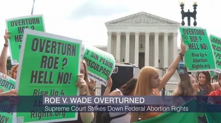 Video thumbnail: Chicago Tonight The Week in Review: Supreme Court Overturns Roe v. Wade