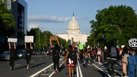 Video thumbnail: PBS NewsHour D.C. protests grow a day after controversial Trump photo op