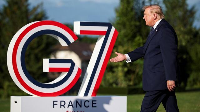 Trump hails Iran deal as G7 summit begins in Europe