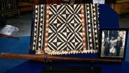 Appraisal: 19th C. Fiji Tapa Cloth & Club