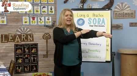 Video thumbnail: Reading Explorers 1-308: Long 'a' Practice & Learning Alphabetic Order