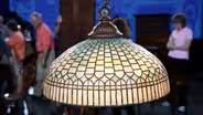 Appraisal: Tiffany Studios "Curtain Border" Shade, ca. 1905